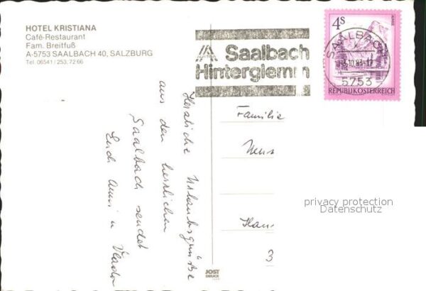 Saalbach-Hinterglemm Hotel Kristiana – Bild 2