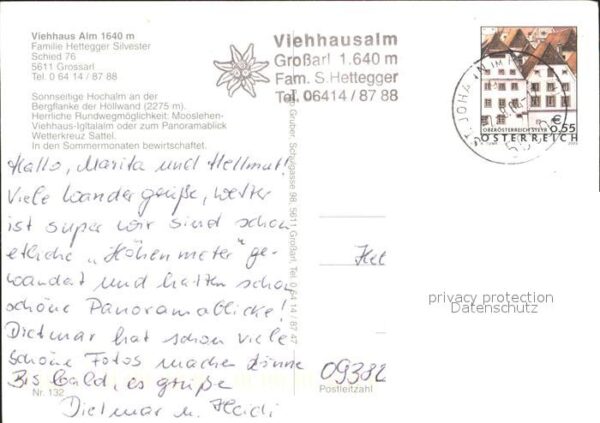 Grossarl Viehhaus Alm Terrasse – Bild 2