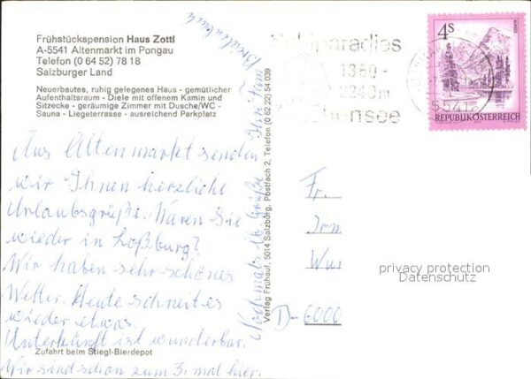 Altenmarkt Pongau Haus Zottl Details Panorama – Bild 2