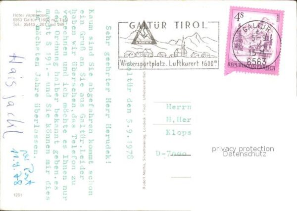 Galtuer Tirol Hotel Alpenrose Panorama – Bild 2