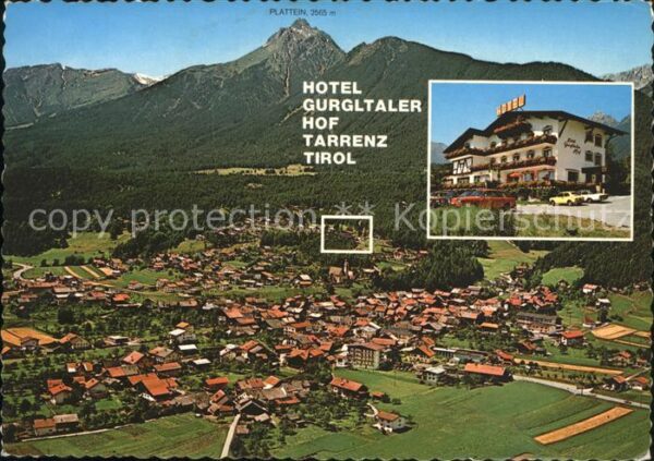 Tarrenz Fliegeraufnahme Hotel Gurgltaler Hof