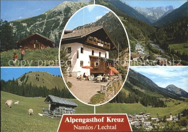 Namlos Alpengasthof Kreuz Stube Lechtal Panora