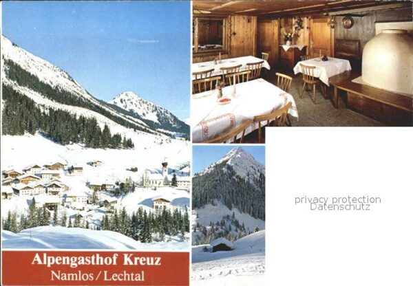 Namlos Alpengasthof Kreuz Stube Lechtal Panora – Bild 2