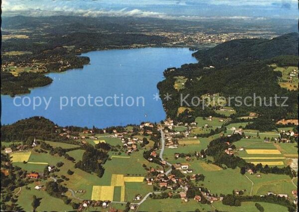 Reifnitz Woerthersee am Wörthersee Fliegeraufnahme