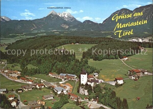 Mariastein Tirol Schloss Kapellen Kaisergebirge Fliegera