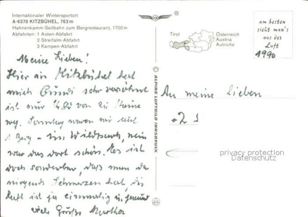 Kitzbuehel Tirol mit Hohe Salve Fliegeraufnahme – Bild 2