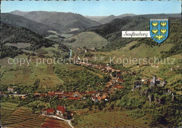 Senftenberg Niederoesterreich Kremstal Fliegeraufnahme