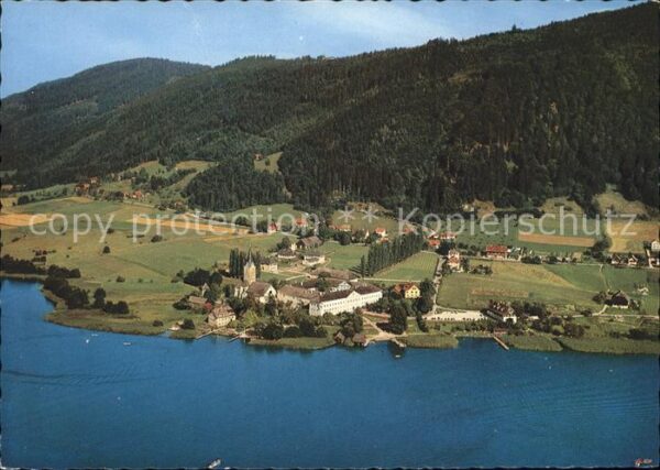 Ossiach am Ossiachersee Fliegeraufnahme