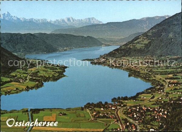 Ossiachersee mit Steindorf Stiegl Bodensdorf und Oss