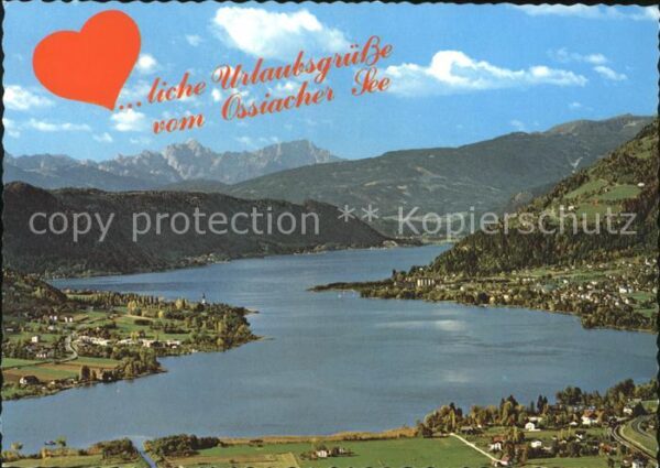 Ossiachersee mit Ossiach Bodensdorf Steindorf Fliege
