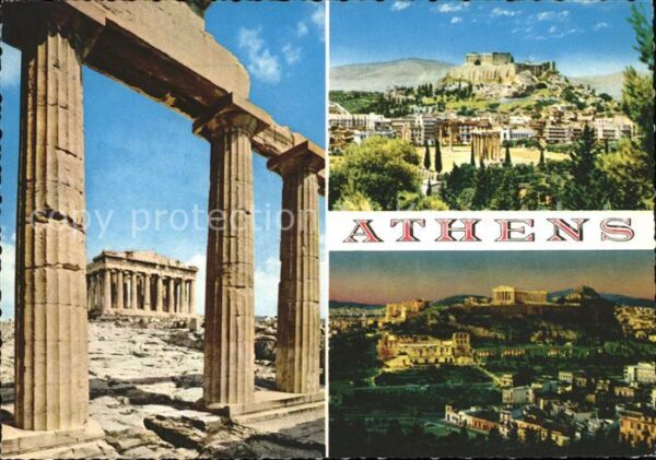 Athenes Athen Akropolis Tempel