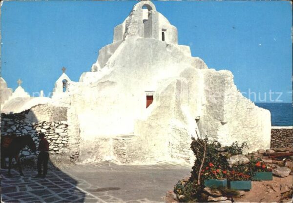 Mykonos Kykladeninsel Aegaeis Sainte Mavri Paraportiani