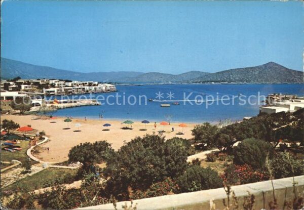 Elounda Kreta Panorama Beach Strand