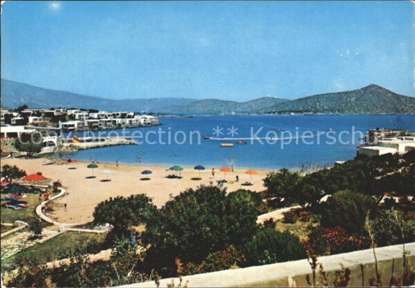 Elounda Kreta Panorama Beach Strand