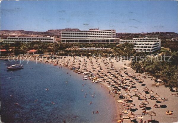 Rhodos Rhodes Aegaeis Paradise Strand Hotel