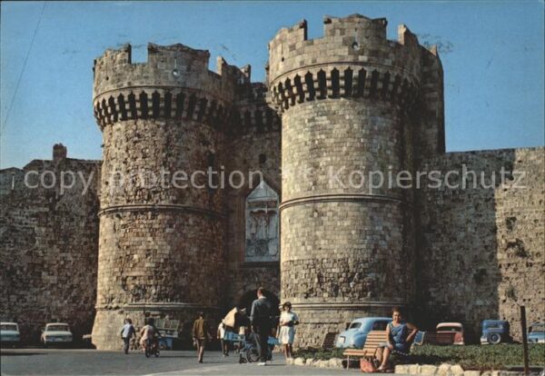 Rhodos Rhodes Aegaeis Porte de Sainte Catherine Heilige Kathe