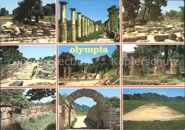 Olympia Griechenland Antike Olympiastätte