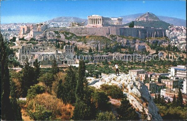 Athenes Athen Akropolis Tempel Ruine Antike