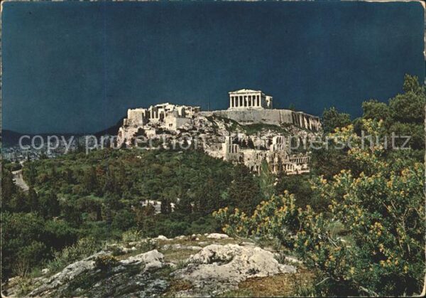 Athenes Athen Meisterwerk der Akropolis Tempel Ruine