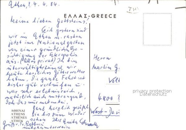 Athens Athen Akropolis Tempel Ruine Antike – Bild 2