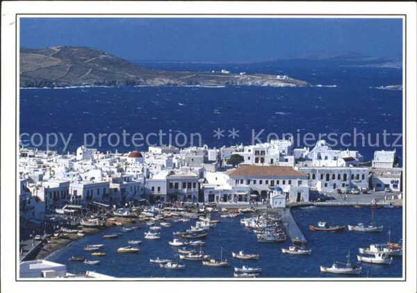 Kreta Crete Panorama Hafen Blick übers Meer