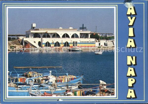 Ayia Napa Agia Napa Hafen Fischerboot Restaurant