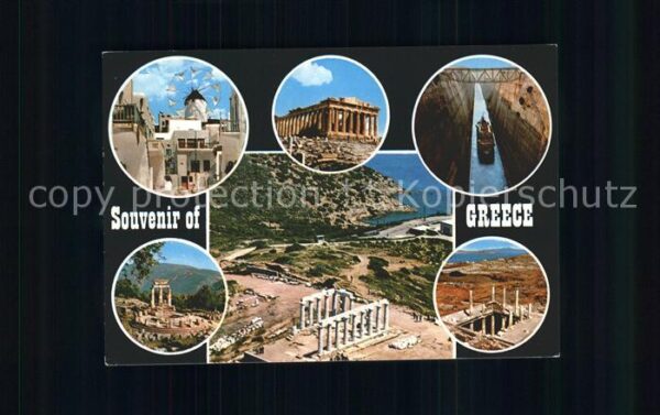 Griechenland Greece Windmühle Akropolis Parthenon Delphi Te