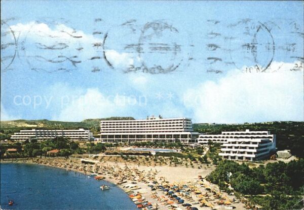 Rhodos Rhodes Aegaeis Paradise Hotel Strand