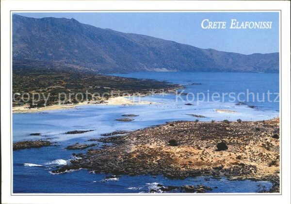 Elafonissi Panorama Küste Strand