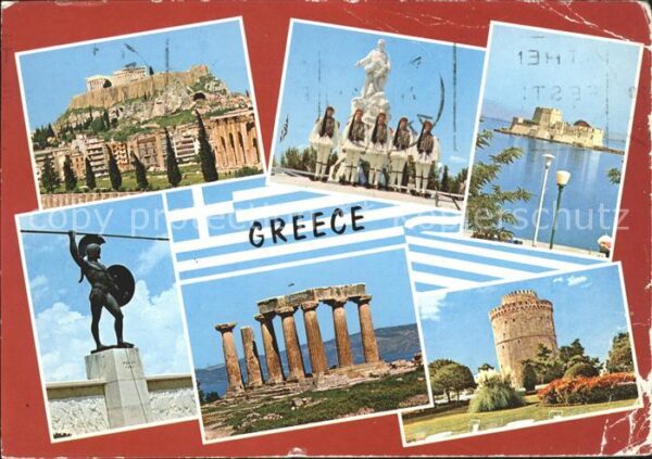 Griechenland Greece Akropolis Athen Wache Denkmal Festung W