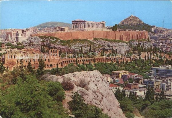 Athenes Athen Akropolis Tempel Antike