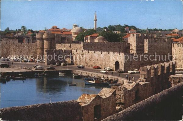Rhodos Rhodes Aegaeis Altstadt