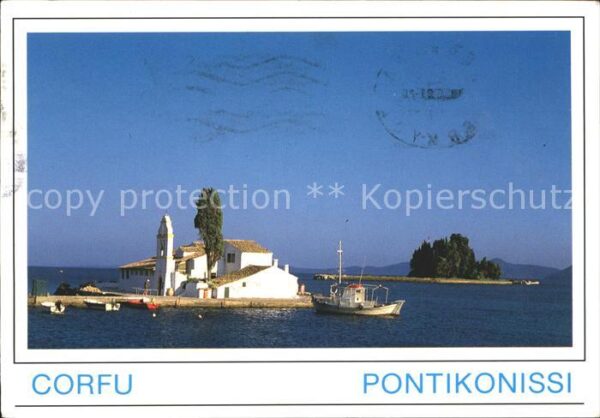 Corfu Korfu Pontikonissi Mäuseinsel