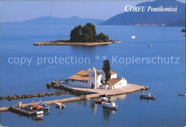 Corfu Korfu Pontikonissi Mäuseinsel