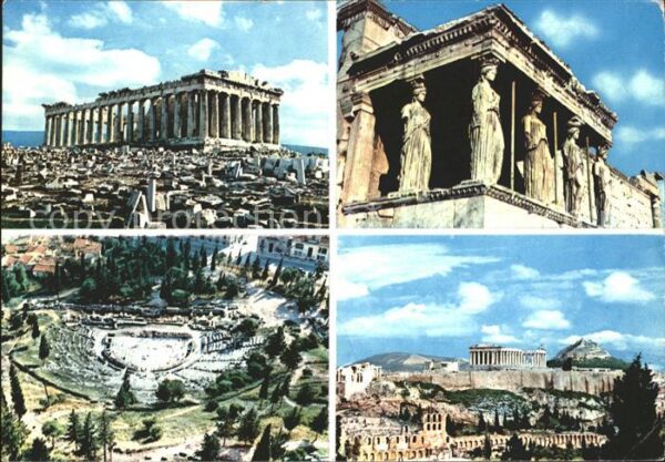 Athenes Athen Denkmäler der Stadt Akropolis Parthenon