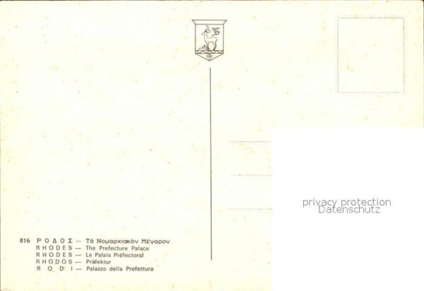 Rhodos Rhodes Aegaeis Palast – Bild 2