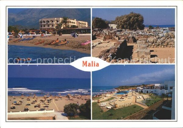 Malia Strand Hotelanlage Ruinen