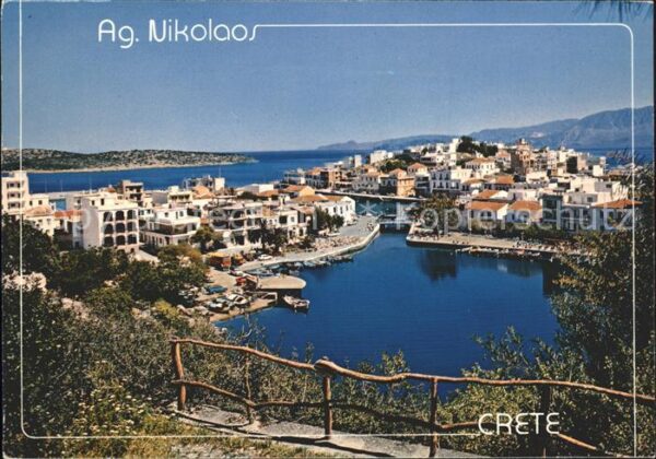 Agios Nikolaos Kreta Panorama Hafen