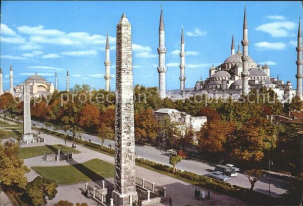 Istanbul Constantinopel Hippodrom und Blaue Moschee