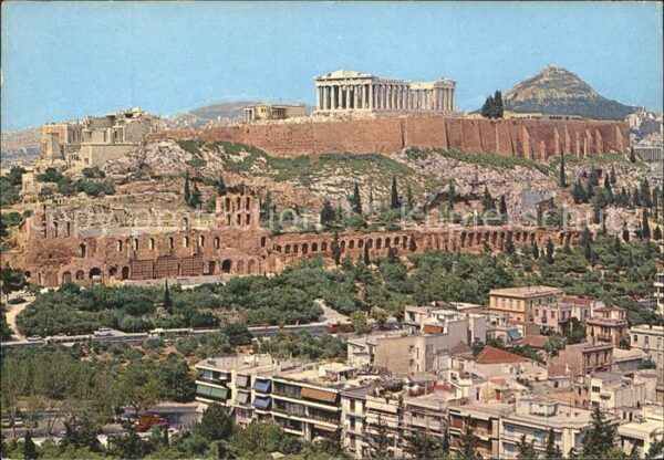 Athenes Athen Akropolis Tempel Ruine Antike