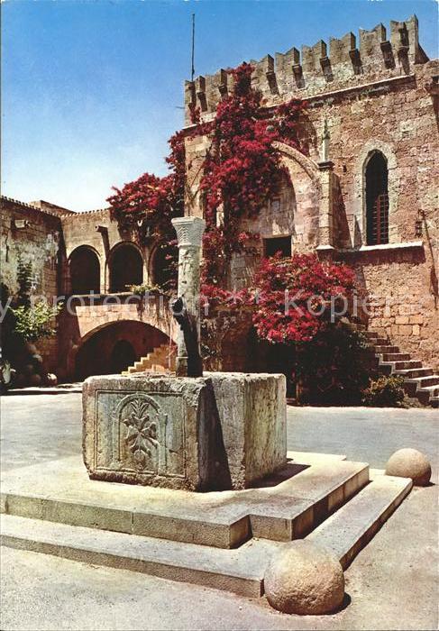 Rhodos Rhodes Aegaeis Alt-christliches Taufbecken