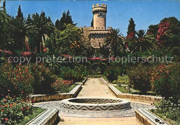 Rhodos Rhodes Aegaeis Blumengarten