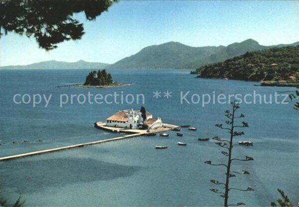 Corfu Korfu Kloster Vlacheraina Pontikonissi