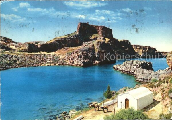 Rhodos Rhodes Aegaeis Akropolis v. Lindos