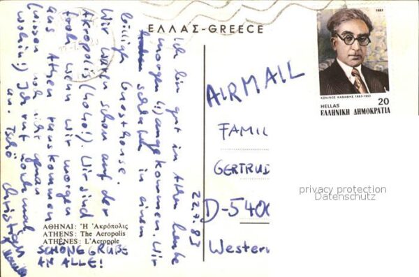 Athen Griechenland Akropolis – Bild 2