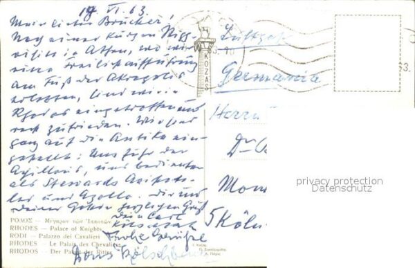 Rhodos Rhodes Aegaeis Palast Ritter – Bild 2