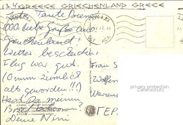 Athen Griechenland Kunsdenkmäler – Bild 2