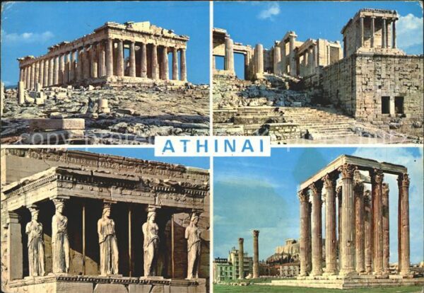 Athen Griechenland Pathenon Propylaea Caryatiden