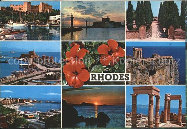 Rhodos Rhodes Aegaeis Knossos Ansicht minoischen Palastes Bez