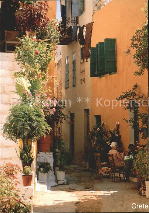Kreta Crete Strassenansicht